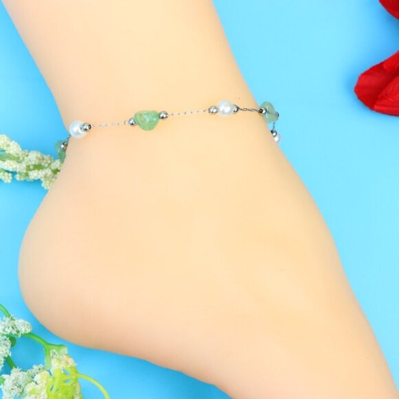 Elegant Handmade Anklet – Perfect for Women & Girls | Ideal Gift Option, DYC1328 - Picture 7 of 8